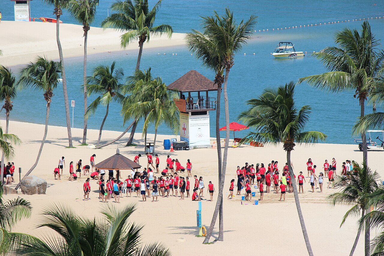 Siloso Beach on Sentosa